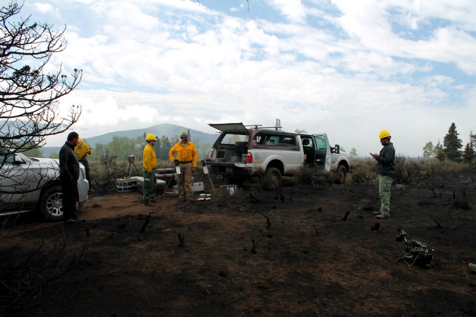 Prescribed burn at Manning Creek