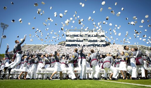 Class of 2015 caps tossed