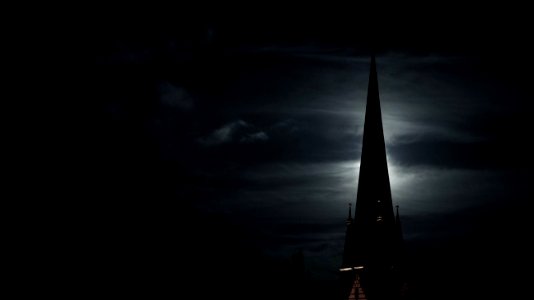 Church at night photo