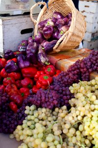 eggplant grape cascade