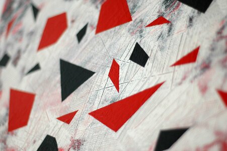 Texture decoration acrylic