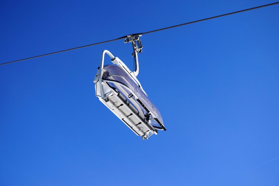 Cable car mountains ski lift photo