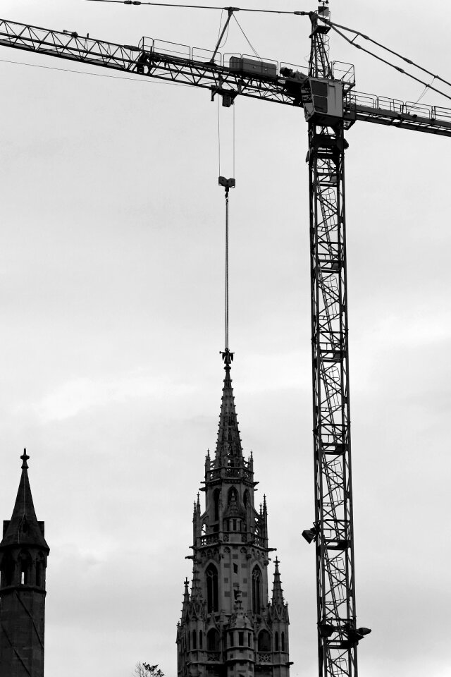 Church steeples architecture crane photo