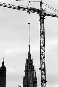 Church steeples architecture crane