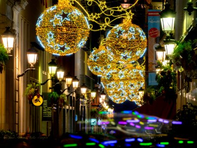 Calle Trapería. Murcia en Navidad.