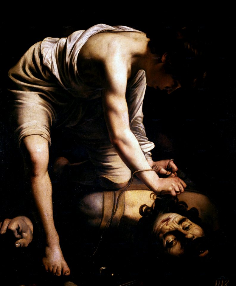 Prado Museum: David and Goliath by Caravaggio