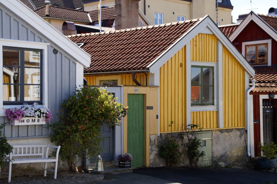 Sweden borgholm colorful