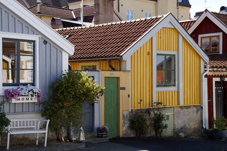 Sweden borgholm colorful