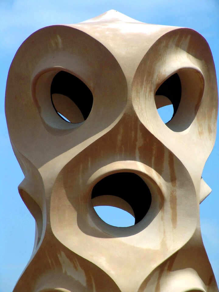 Abstract art barcelona sculpture