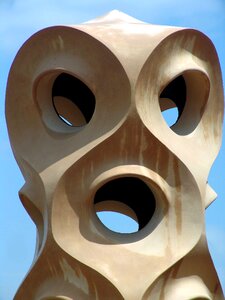 Abstract art barcelona sculpture