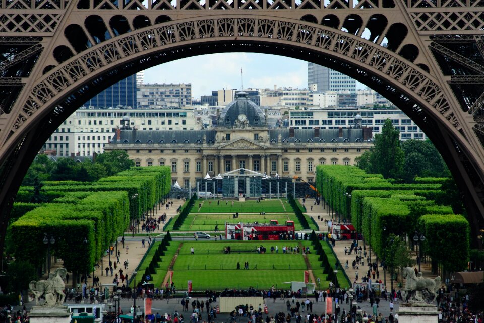 Paris champs de mars architecture