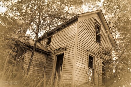 Wood rural antique photo