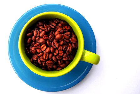 Coffee cup porcelain colorful