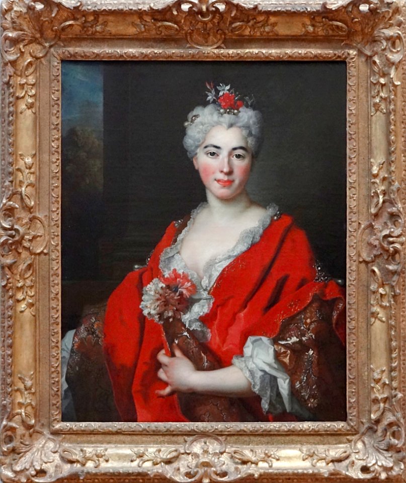 "Portrait de Marguerite-Elisabeth de Largillière", Nicolas de Largillière, 1726. Palais des beaux-arts de Lille.