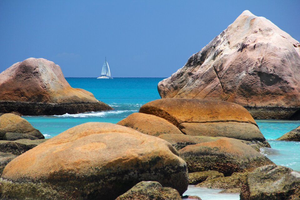 Water ship caribbean photo