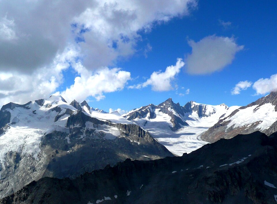 Landscape hiking scene