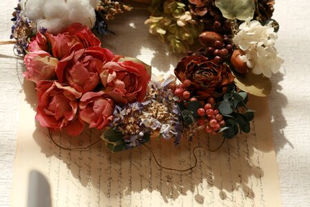 Lease flowers dried flowers