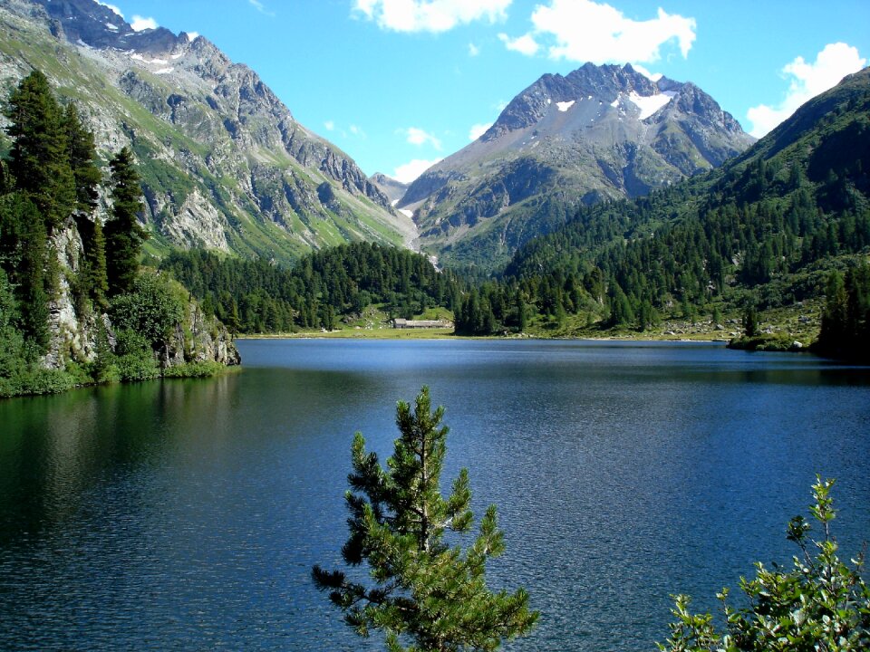 Mountains alpine switzerland photo