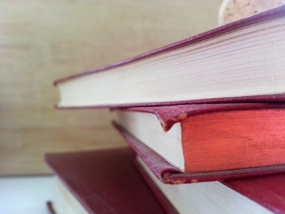 Aged old books library