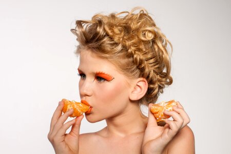 Model fruit tangerine