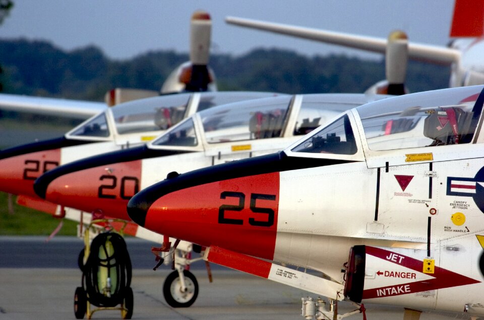 Buckeye flight line sunset