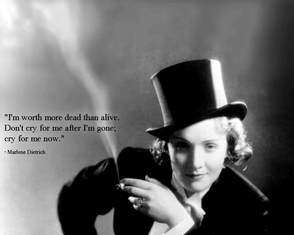 Marlene Dietrich Quotes