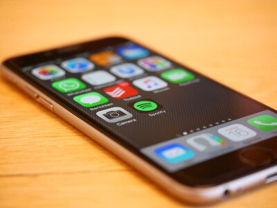 Smartphone digital screen