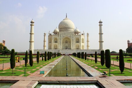 Taj mahal landmark photo