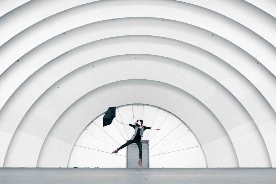 Artistic dance jump