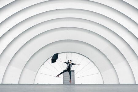 Artistic dance jump
