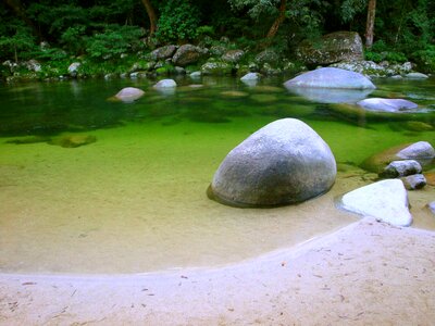 Romantic river water photo