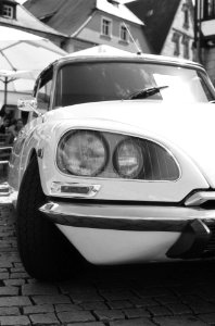 Oldtimer french classic car & iconic style Citroën DS