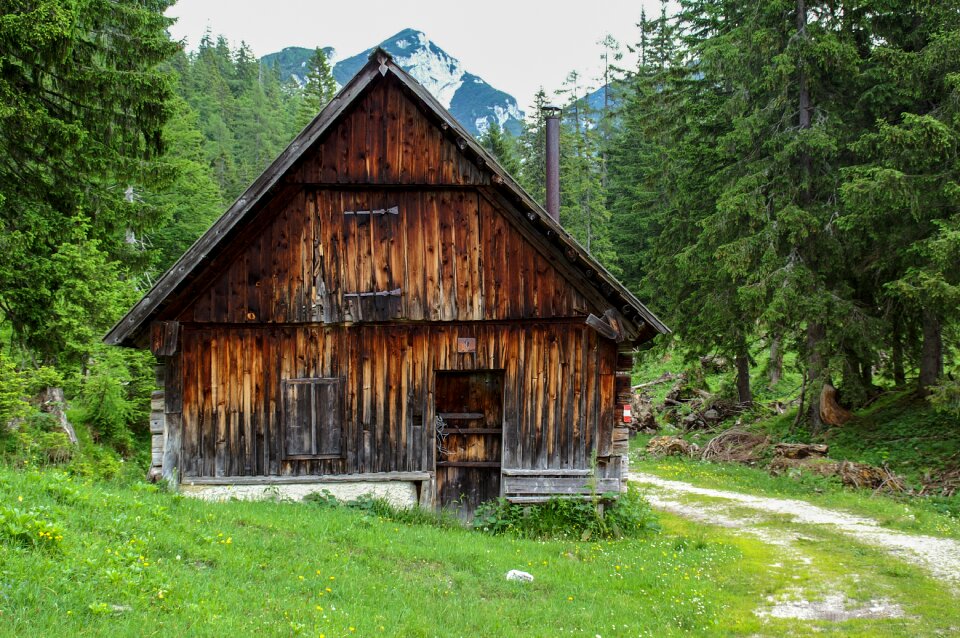 Austria hut alpine hut