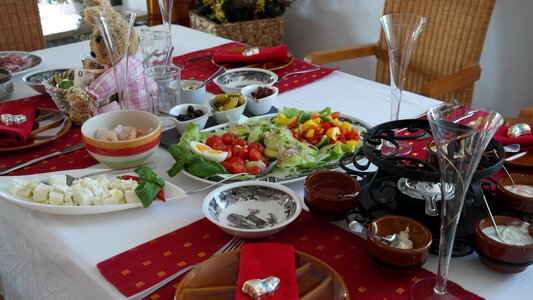 Eat gedeckter table festival