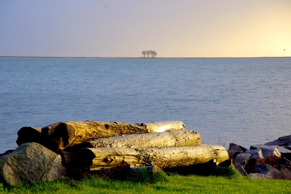 Island coast baltic sea