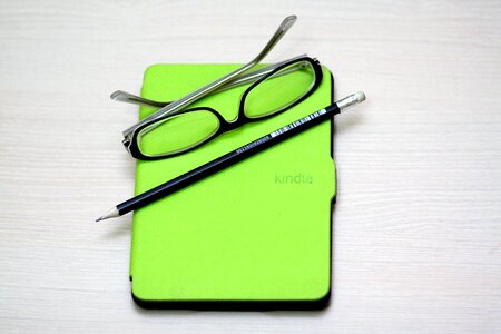 Device glasses e-book photo