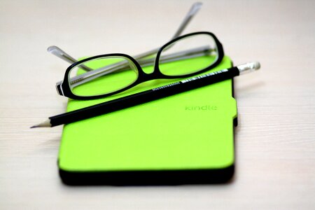 Device glasses e-book photo