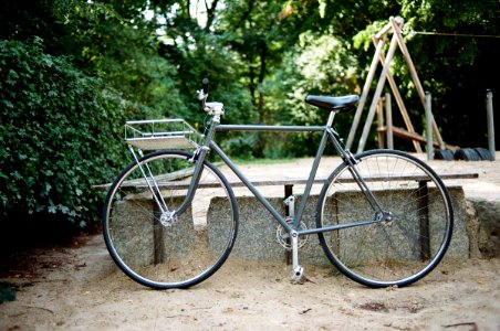 Vintage Racing Fixie Bike photo