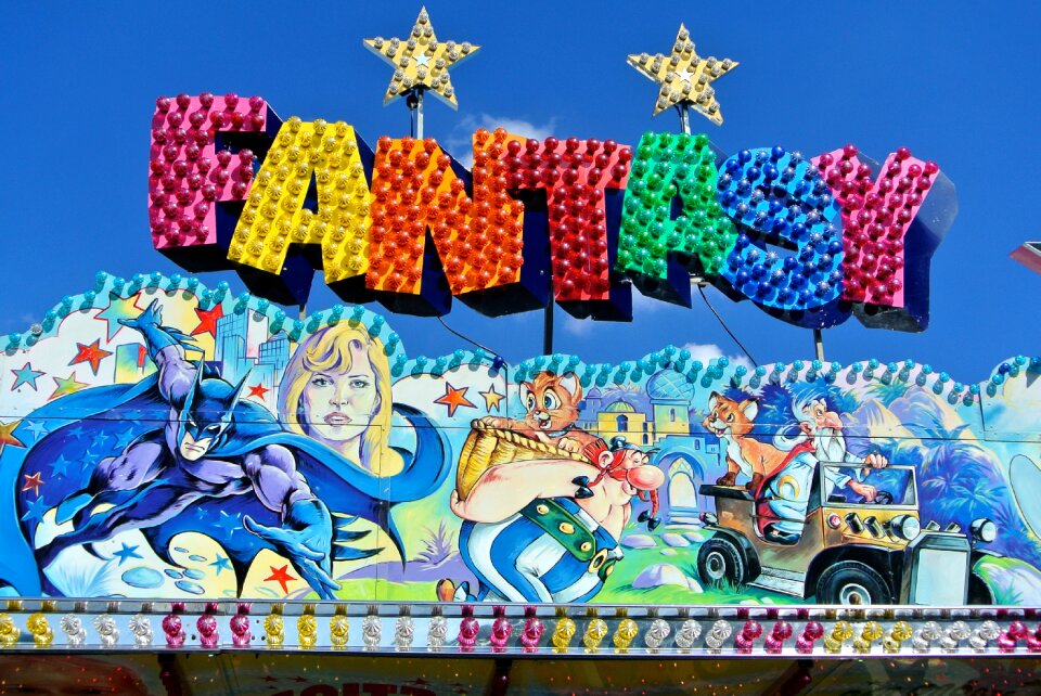 Folk festival carousel celebrate