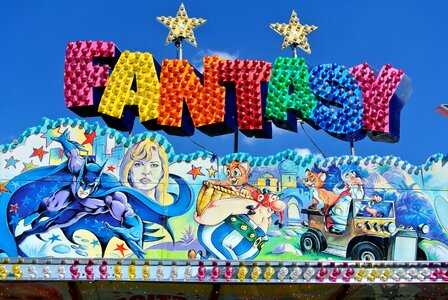 Folk festival carousel celebrate