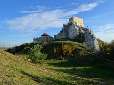 Castle monument the ruins of the