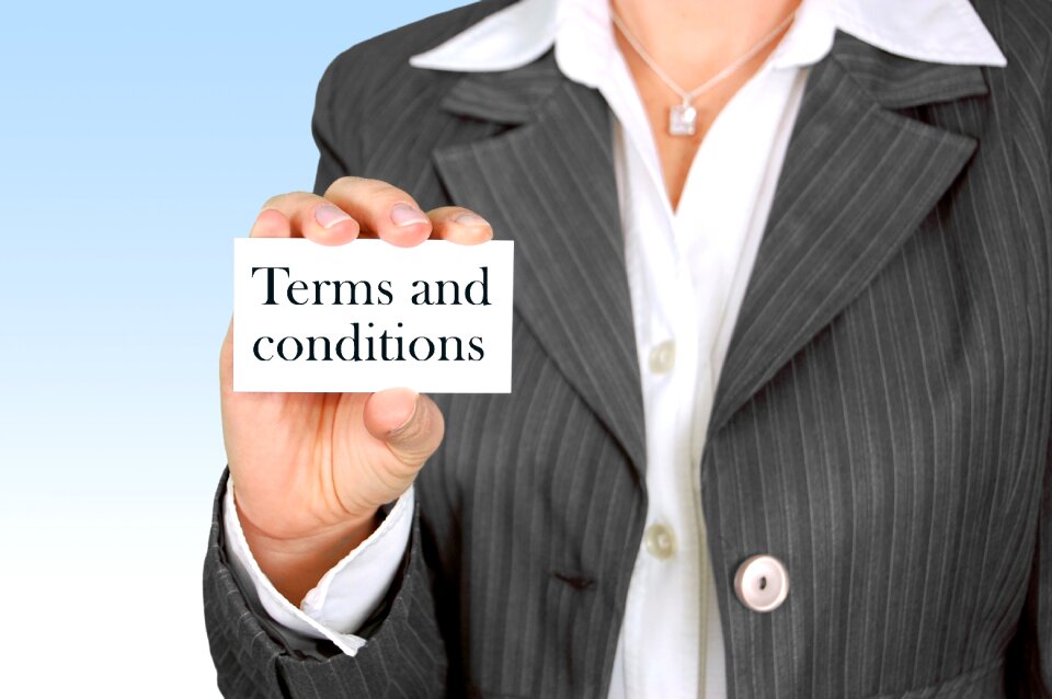 Terms of payment woman business