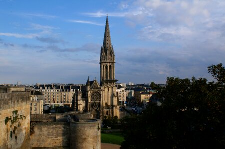 Panoramic old church city