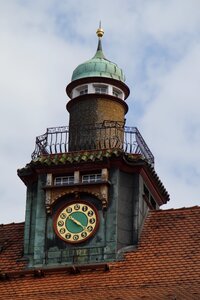 Tower clock old photo
