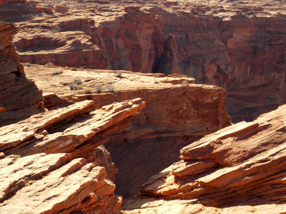 Horseshoe bend rocks