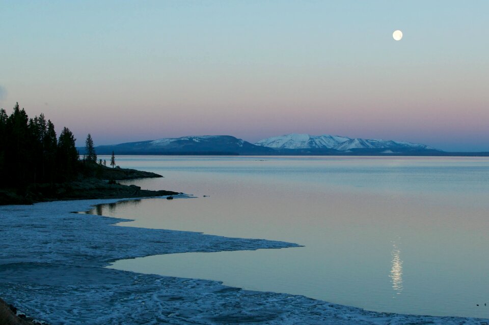 Dawn sky landscape photo