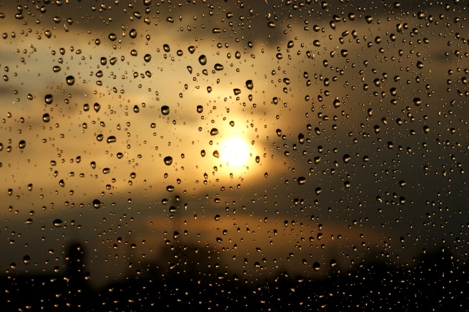Clouds sunset macro