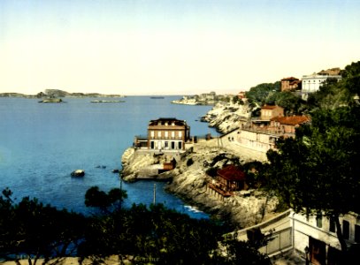 La Corniche, Marseille, France, ca. 1895.