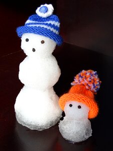 Cap blue orange