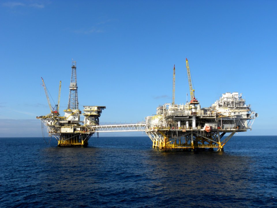 Platforms Ellen and Elly offshore near Long Beach, Calif in BSEE’s Pacific Region photo